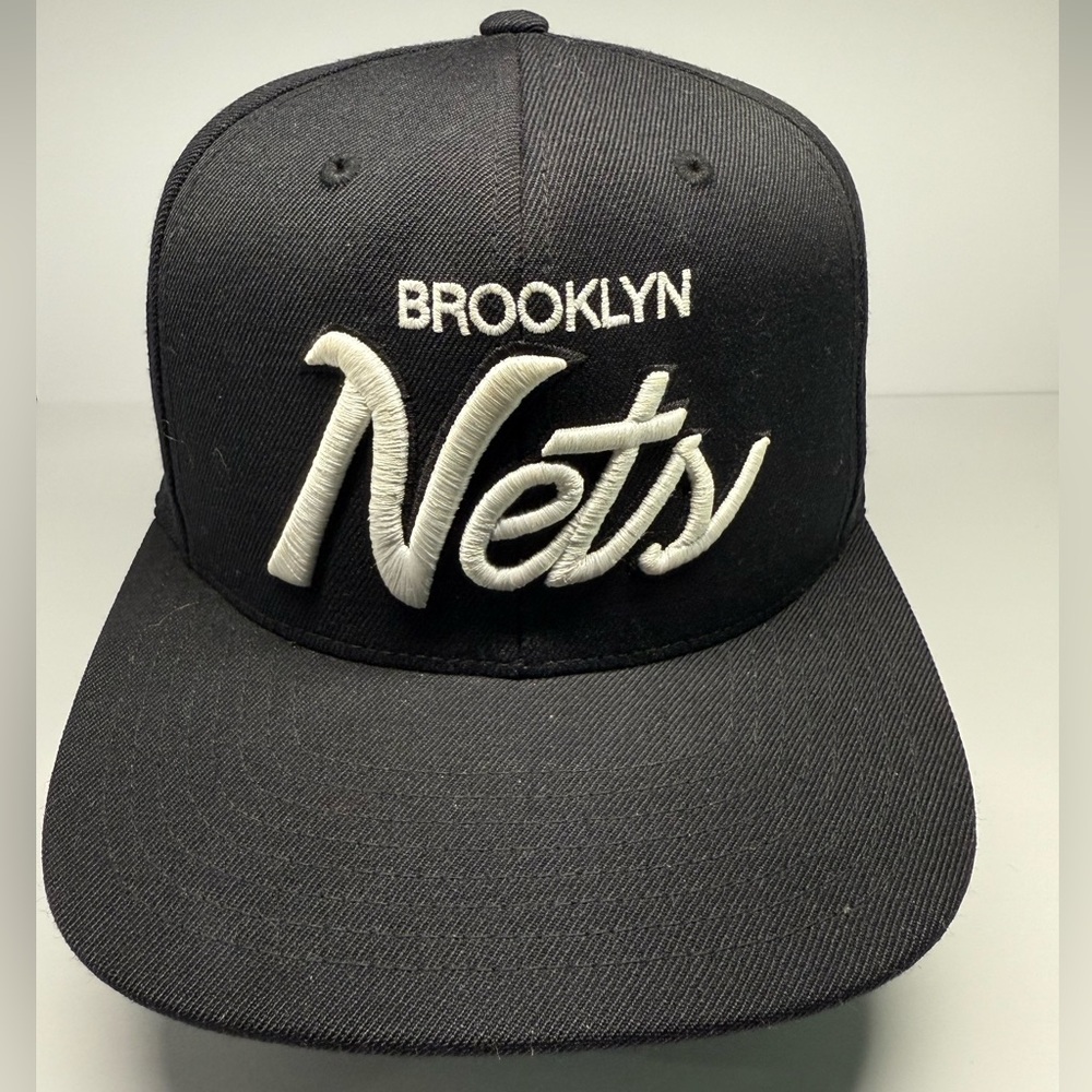 Mitchell & Ness Mens Brooklyn Nets Snapback Hat Cap One Size Fits Most